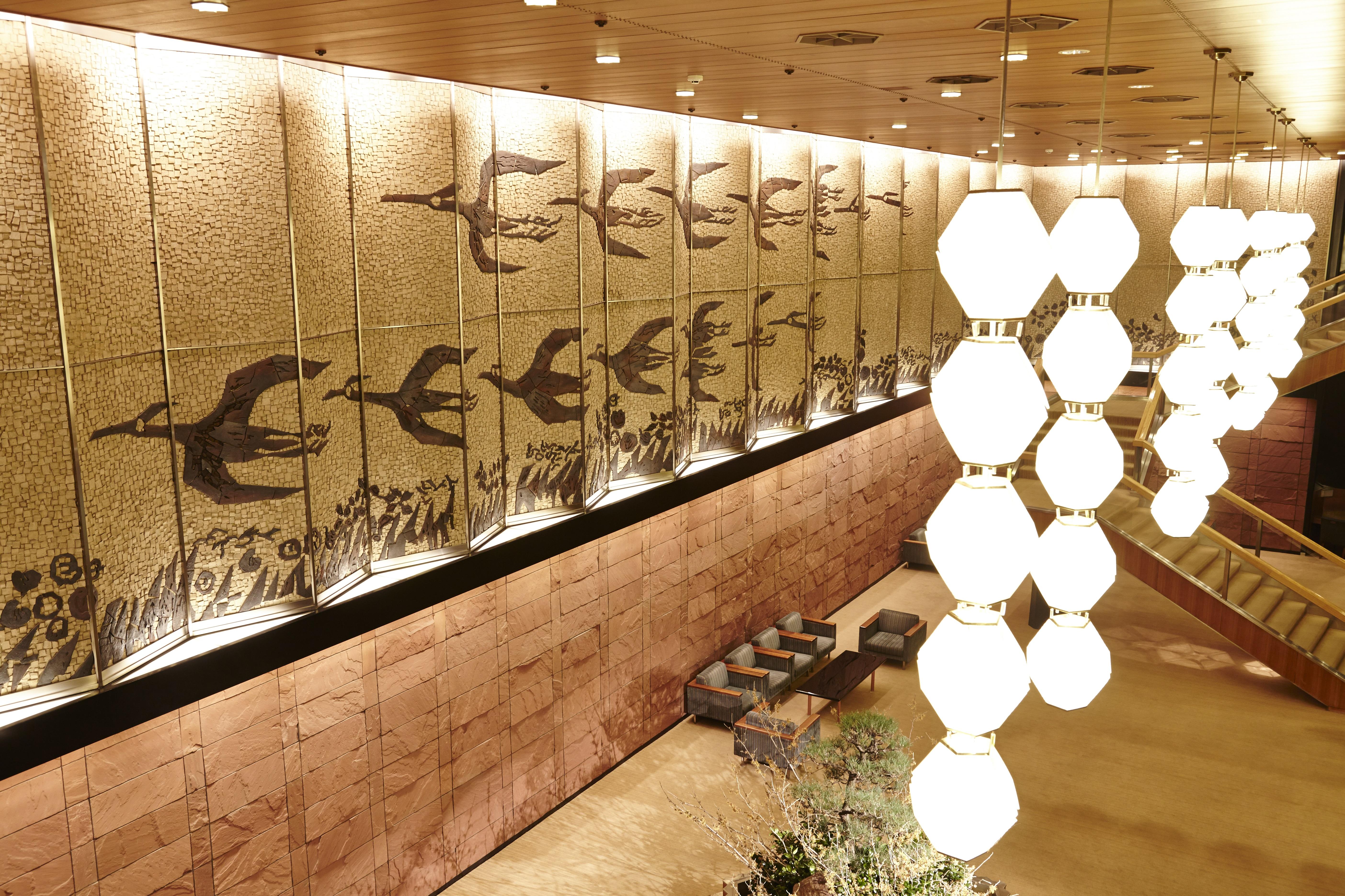 The Okura Tokyo Hotell Eksteriør bilde The interior of the lobby