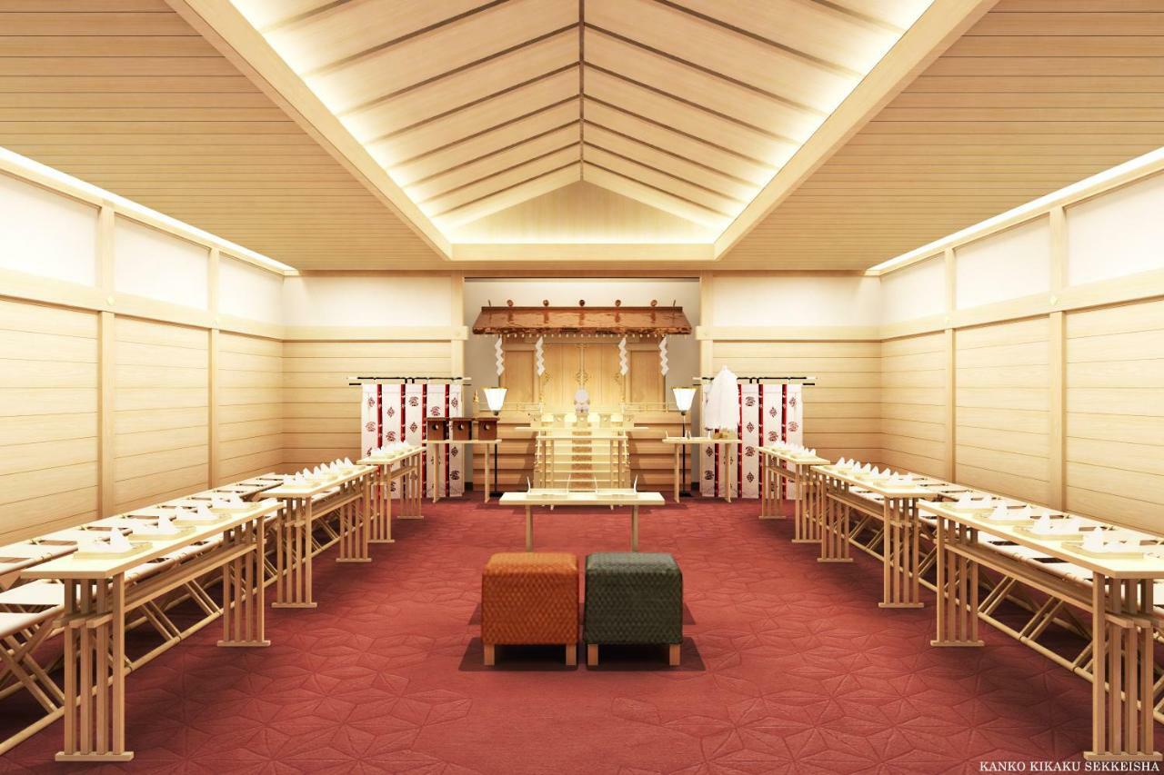 The Okura Tokyo Hotell Eksteriør bilde The interior of a typical Japanese temple